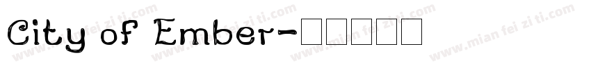City of Ember字体转换